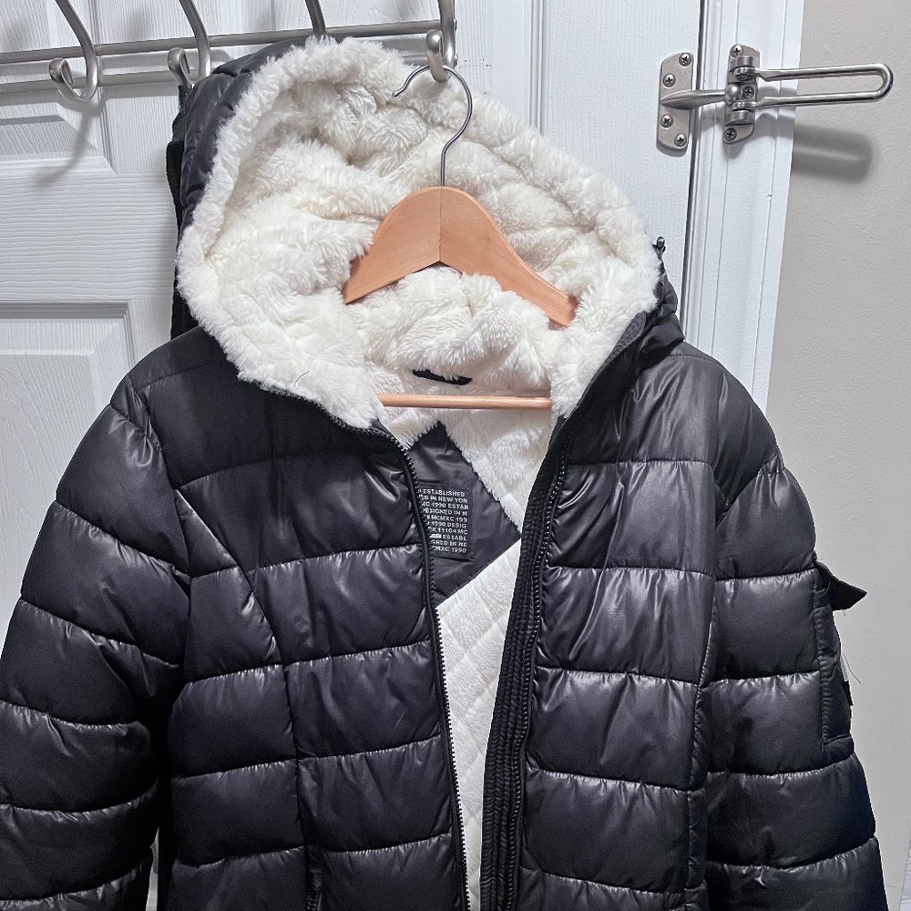 Steve Madden Woman's Coat Black Size Large